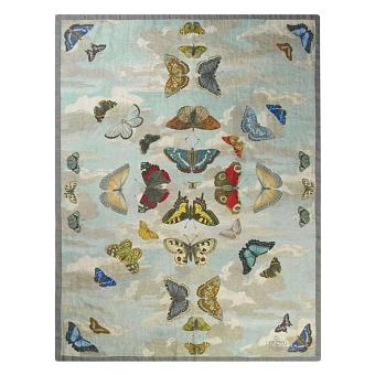 Плед BLJD5003, Mirrored Butterflies, Sky, John Derian 180х130 см 