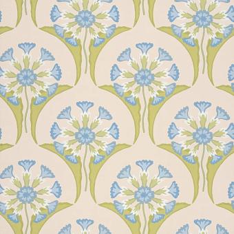 Флизелиновые обои Little Greene 0245HEBLUEP коллекции National Trust Papers